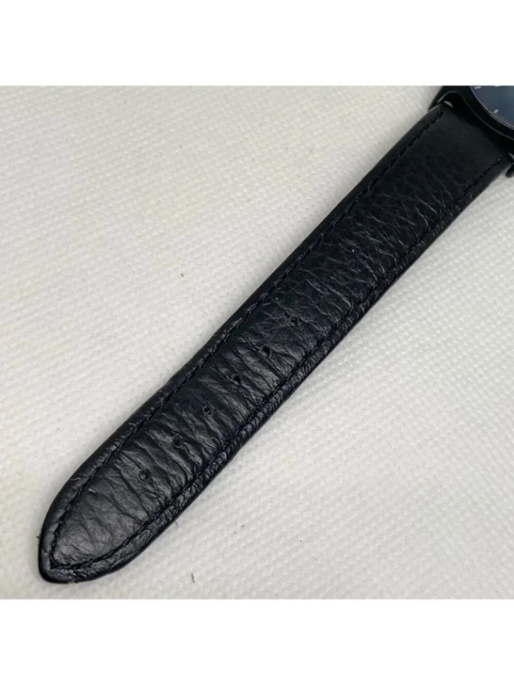 Vintage 90s Lasart 3D Holographic unisex Wrist Watch 32mm black tone running